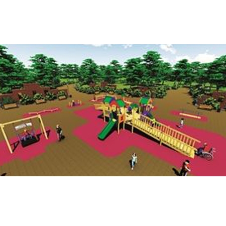 Engelsiz Ahşap Oyun Parkı