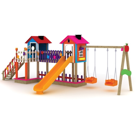 Ev Modelli İki Kule Oyun Parkı