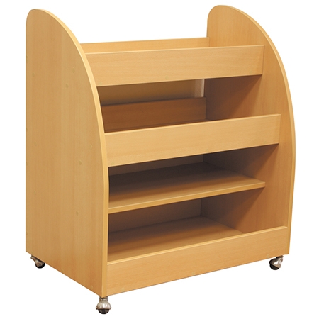Naturel Raflı Materyal Dolap