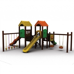 2 Kule 3 Kaydıraklı Oyun Grubu