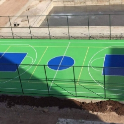 Akrilik Zemin Basket Sahası