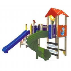Çift Kaydıraklı Eko Park