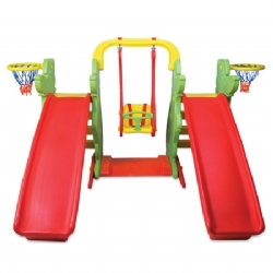 Çift Kaydıraklı Salıncaklı Set 