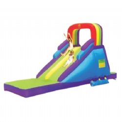 Çift Kaydıraklı Şişme Park