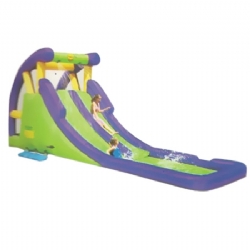 Çift Kaydıraklı Sulu Şişme Park