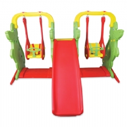 Çift Salıncaklı Kaydıraklı Set