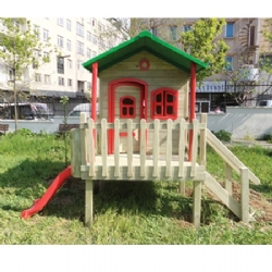 Mini Kaydıraklı Ev
